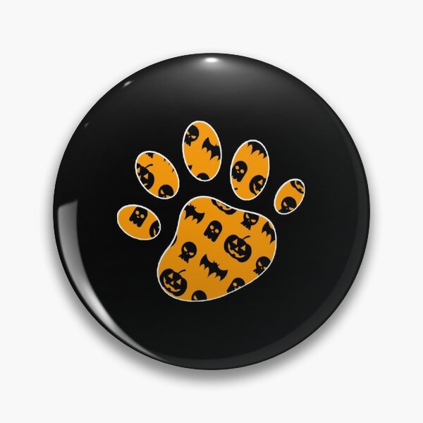 Item preview, halloween dog footprint designed and sold by HarveyChaats.