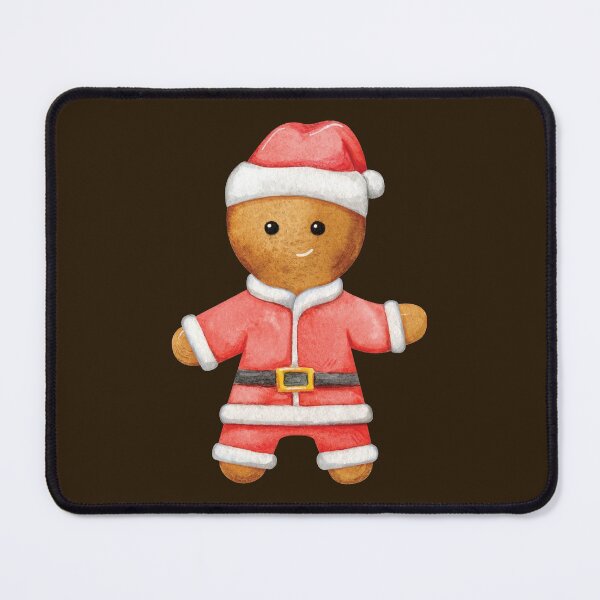 Item preview, Adorable Gingerbread Man in a Santa Suit designed and sold by Alicia Chee.