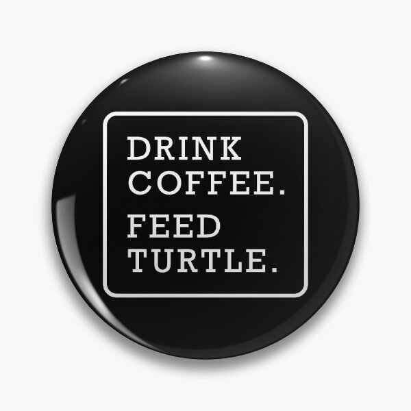 Item preview, Funny turtle coffee lover graphic text design white designed and sold by Avicularious.