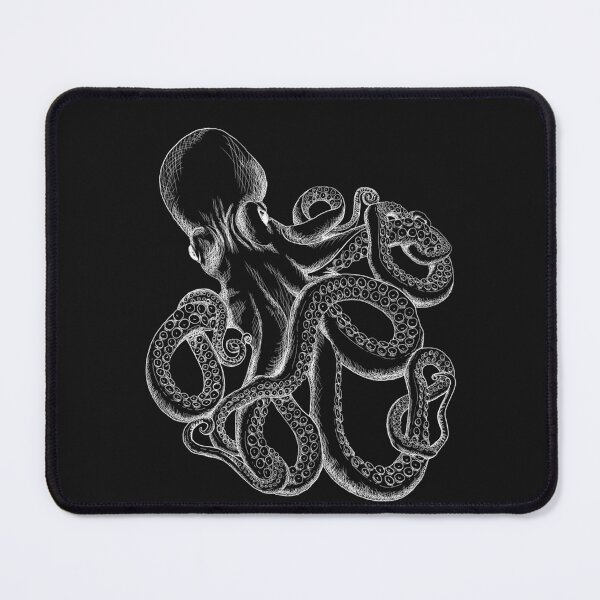 Artikelvorschau, Octopus White Line Art Classic entworfen und verkauft von PrestonSteven.