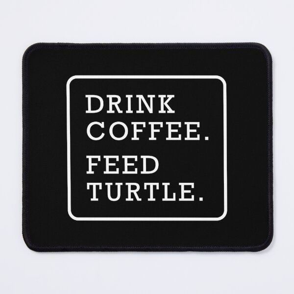 Item preview, Funny turtle coffee lover graphic text design white designed and sold by Avicularious.