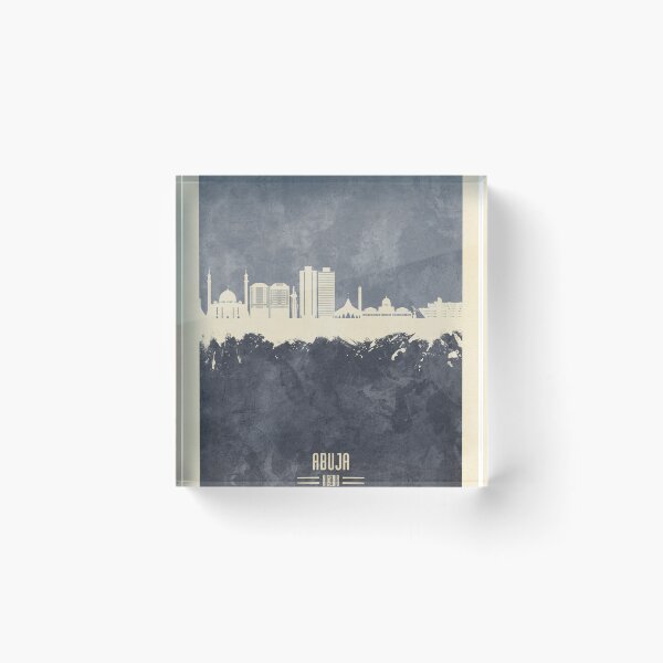 Item preview, Abuja Nigeria Skyline designed and sold by ArtPrints.