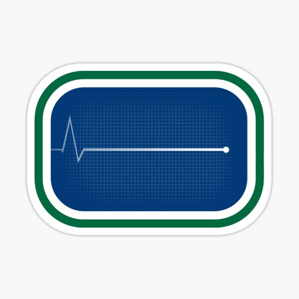 Vancouver Canucks Flatline Sticker