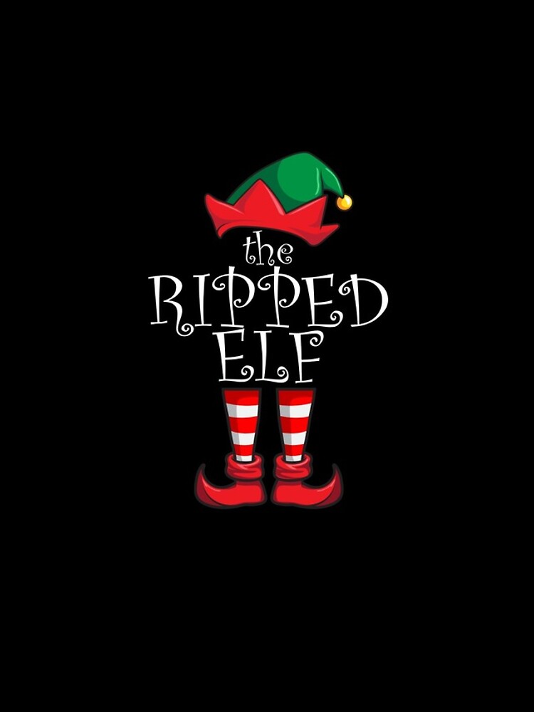 Aperçu 4 sur 4. Coque iPhone avec l'œuvre Ripped Elf Matching Family Christmas Party Pajama Ripped Elf Gear créée et vendue par DynamicDesign.
