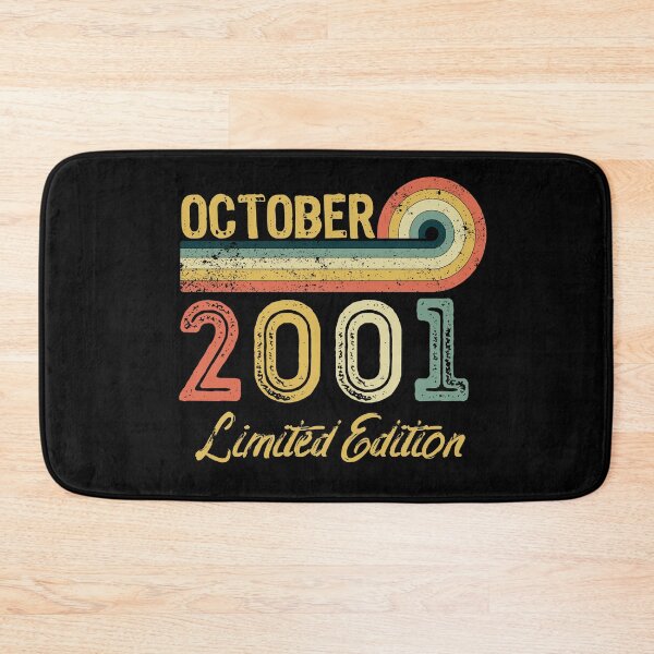 Item preview, Retro Vintage 20th Birthday - Born in October 2001 designed and sold by meedTee.