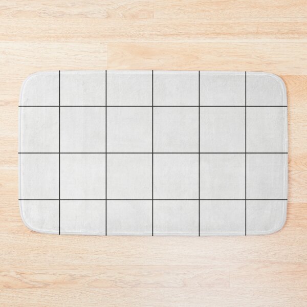 Item preview, Large Grid Pattern - White designed and sold by Zoltan Ratko.