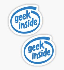 Geek Inside Sticker