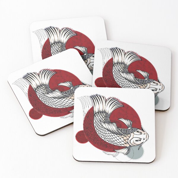 Item preview, Japanese Yin Yang Koi Fish  designed and sold by benedictusdito.