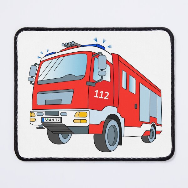 Item preview, German Firefighter Fire Truck designed and sold by samshirts.