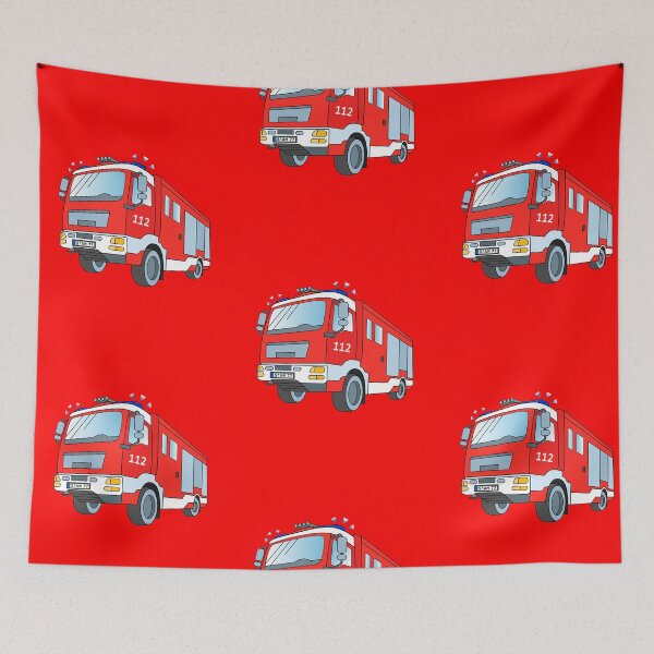 Item preview, Vehículo del departamento de bomberos designed and sold by samshirts.