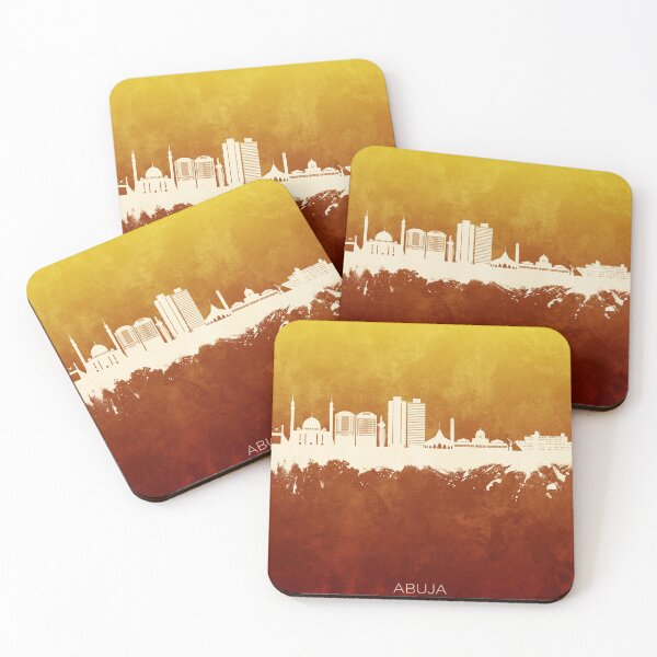 Item preview, Abuja Nigeria Skyline designed and sold by ArtPrints.