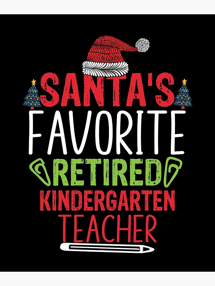 Christmas gift sales for kindergarten teacher