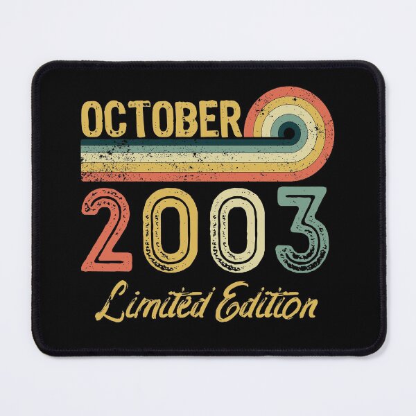 Item preview, Retro Vintage 18th Birthday - Born in October 2003 designed and sold by meedTee.