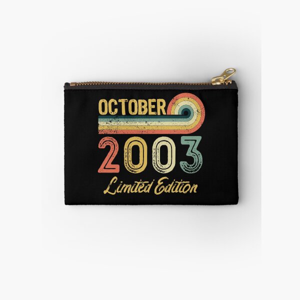 Item preview, Retro Vintage 18th Birthday - Born in October 2003 designed and sold by meedTee.