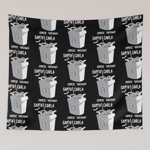 Item preview, Santa Clara Chinese Takeaway - Minimalist TV & Movie design - Film & TV Art designed and sold by PopCultArcade.