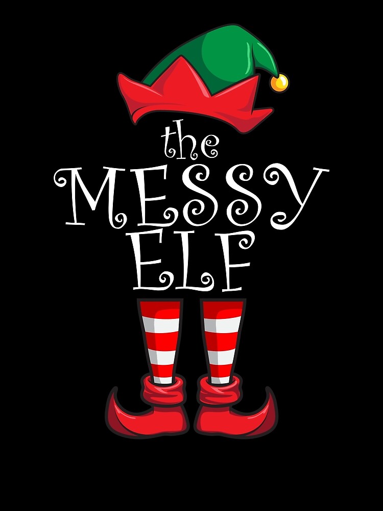 Thumbnail 3 von 3, Tuch, Messy Elf Matching Family Christmas Party Pajama Messy Elf Gear designt und verkauft von DynamicDesign.