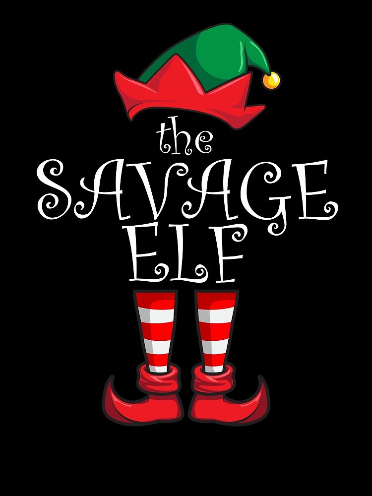 Thumbnail 3 von 3, Tuch, Savage Elf Matching Family Christmas Party Pajama Savage Elf Gear designt und verkauft von DynamicDesign.