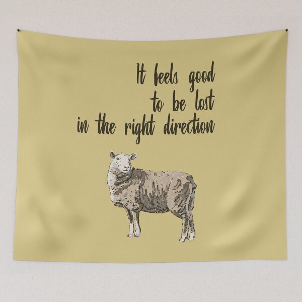 Item preview, Sheep Quote designed and sold by okpinsArtDesign.