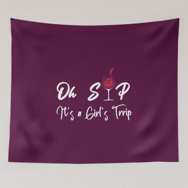 Item preview, Copy of Oh sip it's a girl trip designed and sold by yusufdehbi.