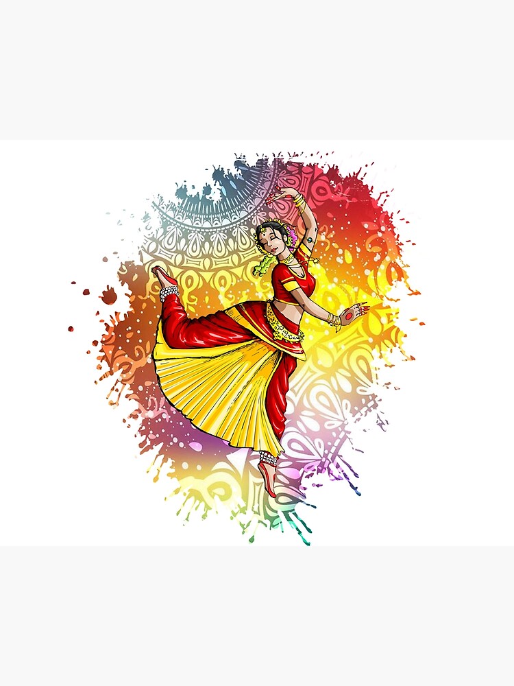 Buy Bharatanatyam Dancer Art Print, Wall Decor Online in India - Etsy