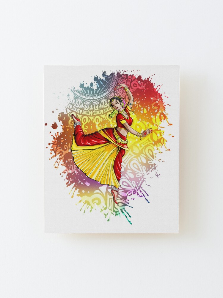 Bharatnatyam Dancer - (Wall Hanging) | Dancer painting, Indian paintings,  Dancing drawings