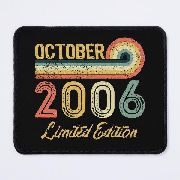 Item preview, Retro Vintage 15th Birthday - Born in October 2006 designed and sold by meedTee.