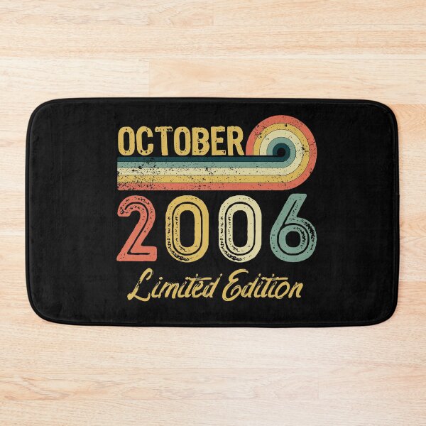 Item preview, Retro Vintage 15th Birthday - Born in October 2006 designed and sold by meedTee.