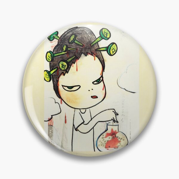 Item preview, Yoshitomo Nara Tshirt -  Yoshitomo Nara Goldfish Sticker - Yoshitomo Nara Goldfish Poster designed and sold by odincap.