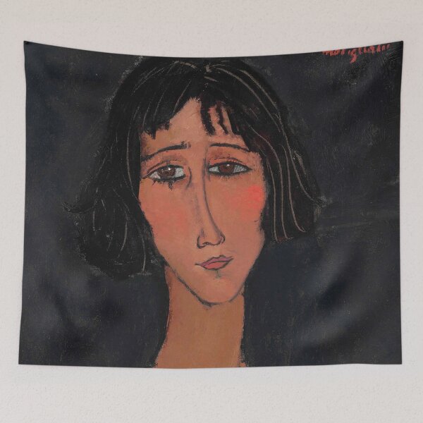 Item preview, Portrait of a girl by Modigliani designed and sold by Vintage Designs +.