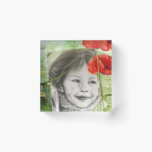 Pippi Longstocking Acrylic Block