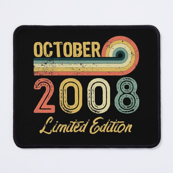 Item preview, Retro Vintage 13rd Birthday - Born in October 2008 designed and sold by meedTee.