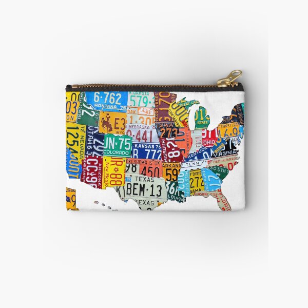 Item preview, License Plate Map of The United States 2012 Edition 3 on White designed and sold by designturnpike.
