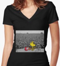 Woodstock at Woodstock Women's Fitted V-Neck T-Shirt