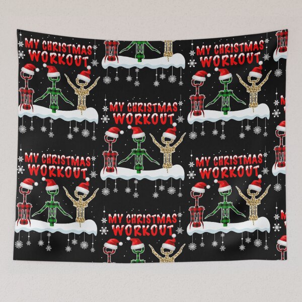 Item preview, Christmas Workout Wine Bottle Opener Wine Lover Xmas designed and sold by lehienanh.