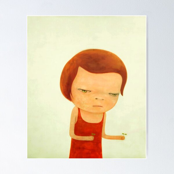 Item preview, Yoshitomo Nara Under The Hazy Sky Poster designed and sold by odincap.