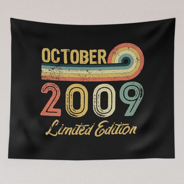 Artikelvorschau, Retro Vintage 12. Geburtstag - Geboren im Oktober 2009 entworfen und verkauft von meedTee.