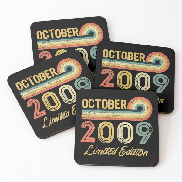 Item preview, Retro Vintage 12th Birthday - Born in October 2009 designed and sold by meedTee.