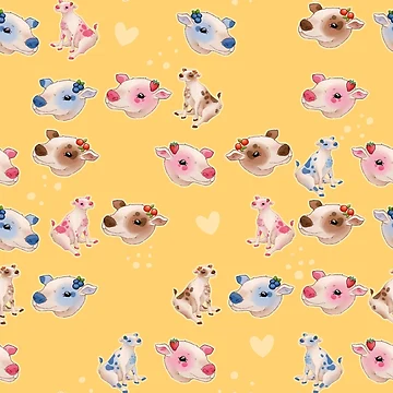 Artwork thumbnail, Cows by GarbageSalt