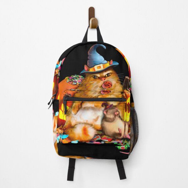 Item preview, Halloween Fat Cat and Rat eat sweets No Text designed and sold by saf-saf.