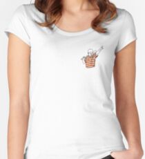 The Babe Tailliertes Rundhals-Shirt
