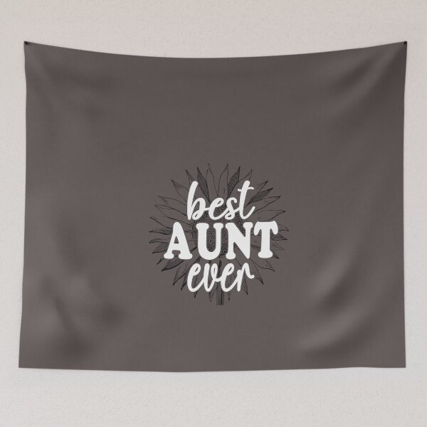 Item preview, Best Aunt Ever Sunflower Sketch | Gift For Auntie designed and sold by JooArtPrints  ★★★★★.