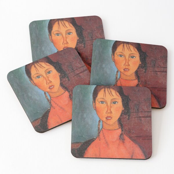 Item preview, Portrait of a girl by Modigliani designed and sold by Vintage Designs +.