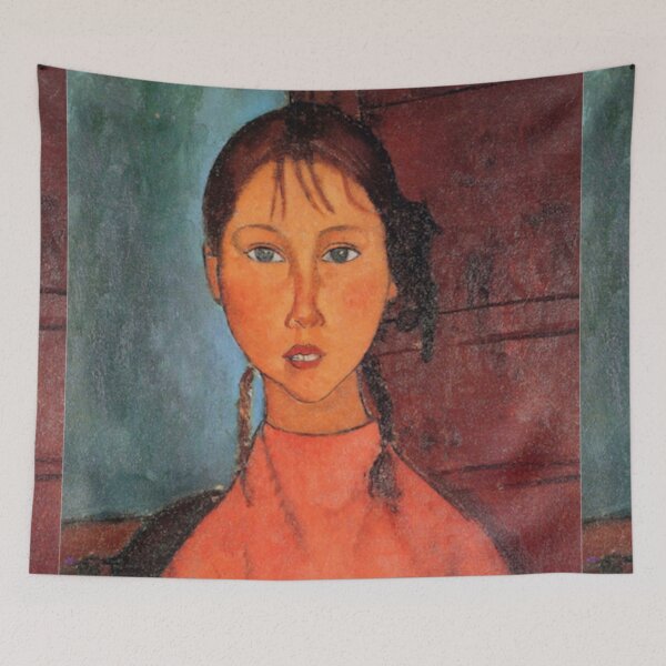 Item preview, Portrait of a girl by Modigliani designed and sold by Vintage Designs +.