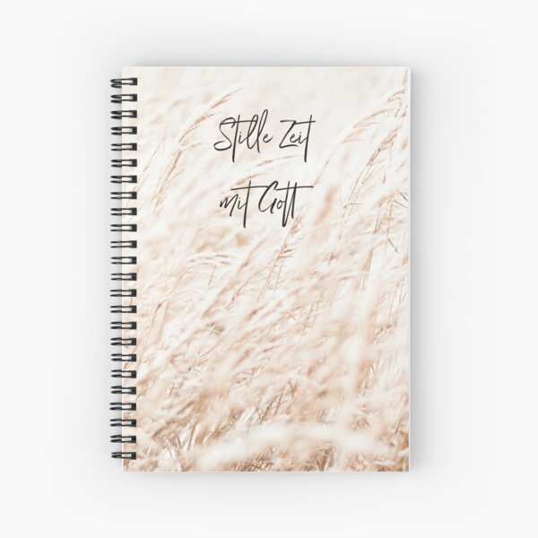 Quiet time with God Spiral Notebook