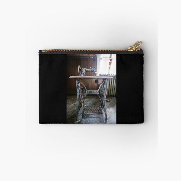 Item preview, Singer Sewing Machine In A Abandoned House (Finland) Canvas Print designed and sold by nthonym.