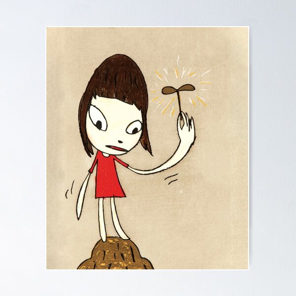 Item preview, Yoshitomo Nara My Little Treasure Poster - Yoshitomo Nara My Little Treasure Sticker designed and sold by odincap.