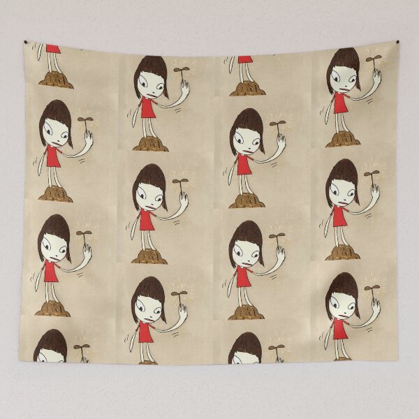Item preview, Yoshitomo Nara My Little Treasure Poster - Yoshitomo Nara My Little Treasure Sticker designed and sold by odincap.