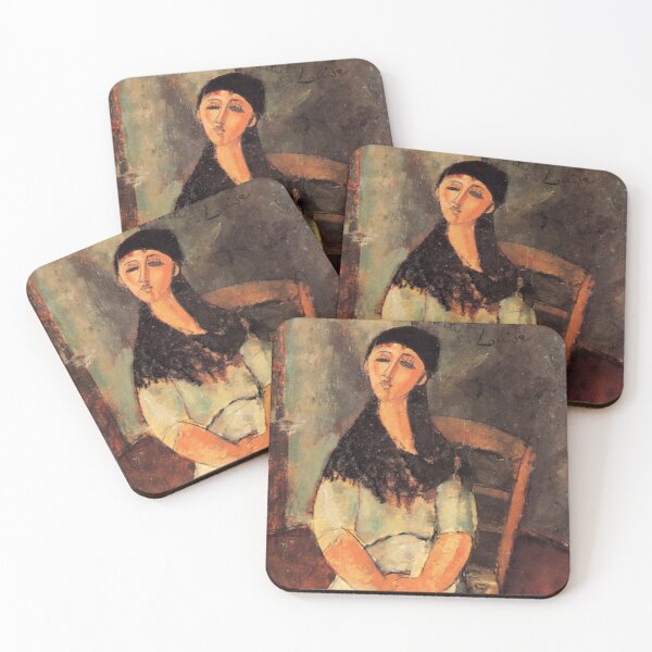 Item preview, Portrait of a woman named Louise by Modigliani designed and sold by Vintage Designs +.