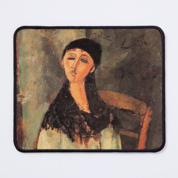 Item preview, Portrait of a woman named Louise by Modigliani designed and sold by Vintage Designs +.