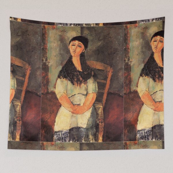 Item preview, Portrait of a woman named Louise by Modigliani designed and sold by Vintage Designs +.